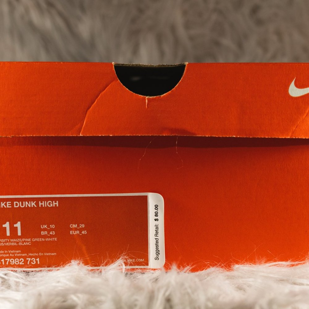Nike Dunk High 2008 Brazil Mens Size 11 New in Box - Picture 10 of 11